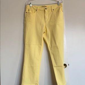 Lands End Mid Rise Crop Jean
